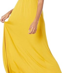 Women's Waisted Maxi Dress
